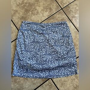 Greg Norman Golf Skort Feathers Print Pickleball Tennis Size Small